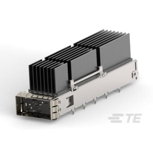 TE Connectivity Zasouvací konektor I/O, řada: QSFP-DD QSFP, Přípojka Vnitřní, Lisovací, počet kontaktů: 1, počet portů: