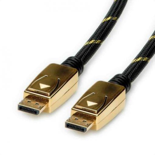 Roline, A: Vnější Display Port, B: Vnější Display Port, Nylon DisplayPort Kabely 3 m