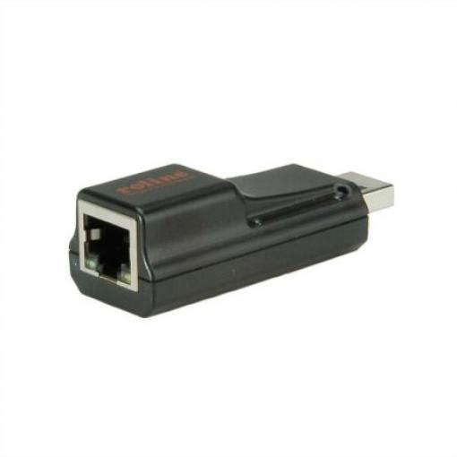 Roline Síťový adaptér USB Černá 5Gbps