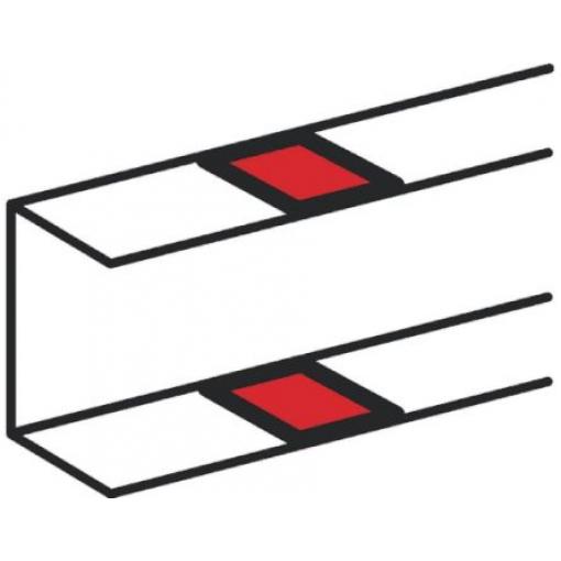 Příslušenství pro kabelové kanály Polyvinylchlorid, řada: Miniature PVC Legrand 105 mm