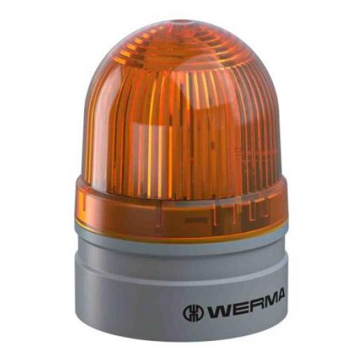 Werma Maják, řada: EvoSIGNAL Mini Více barva Žlutá 24V LED 72mA CE Certified, cULus Listed, EAC Certified IP66