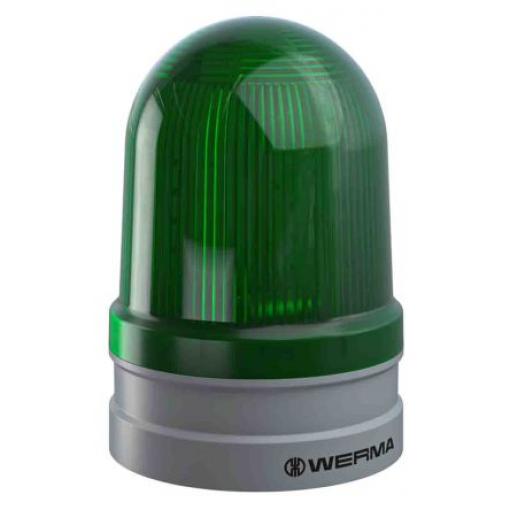 Werma Maják, řada: EvoSIGNAL Maxi Stálé, Blikající barva Zelená 24V ac/dc LED 700mA CE, cULus IP66