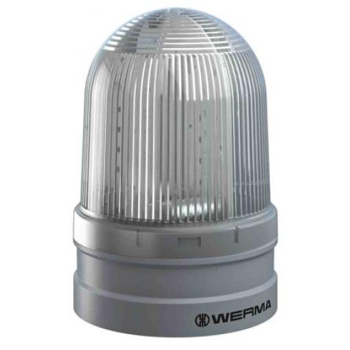 Werma Maják, řada: EvoSIGNAL Maxi Blikání barva Bílá 24V ac/dc LED 700mA CCC, CE, EAC, UKCA, WEEE IP66