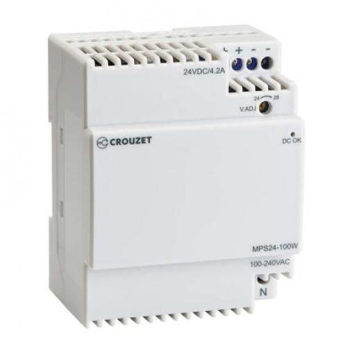 Crouzet PLC – zdroj napájení MPS24 Spínaný režim 100V ac, 240 V ac 4.2 A 24V dc
