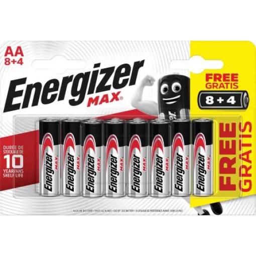 Baterie AA Zinek-oxid manganičitý, Alkalické LR6 1.5 V 3 Ah Energiser MAX Energizer