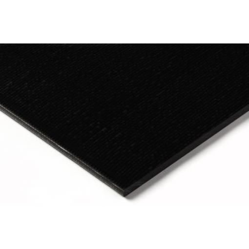 RS PRO Plastová deska, Polyoxymethylen barva Černá, délka: 500 mm, šířka: 330 mm, tloušťka: 6 mm