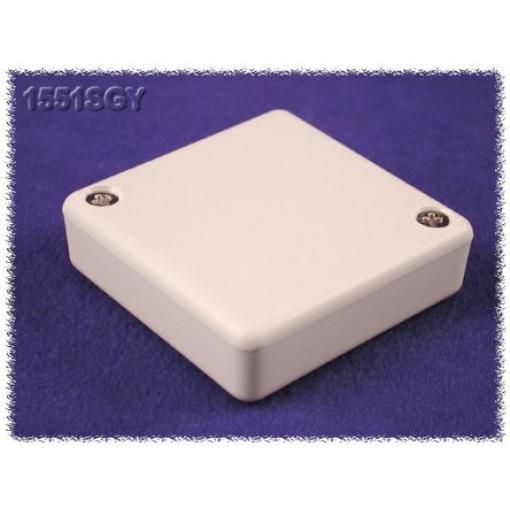 Hammond Pouzdro, řada: 1551 IP54 Nestíněný S přírubou barva Šedá barva Šedá ABS 50 mm 15 mm 50 mm