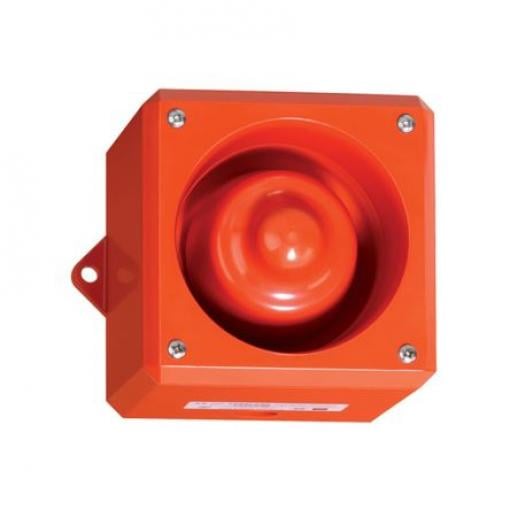 Clifford & Snell Elektronická siréna, řada: YA50 Nástěnná Oranžová 32 110V CE Certified EN54-3 UKCA 112 dB @ 1m IP66 St.