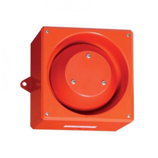 Clifford & Snell Elektronická siréna, řada: YA80 Nástěnná Oranžová 32 24V dc CE Certified EN54-3 UKCA 116 dB @ 1m IP66