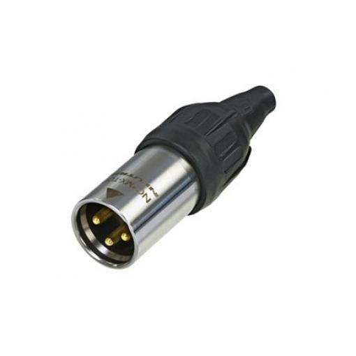 Neutrik Konektor XLR, barva Černá Vnější, Kabel, 50 V