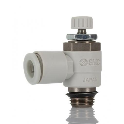 Regulátor průtoku, řada: Threaded SMC Vnější UNF Vnější UNF