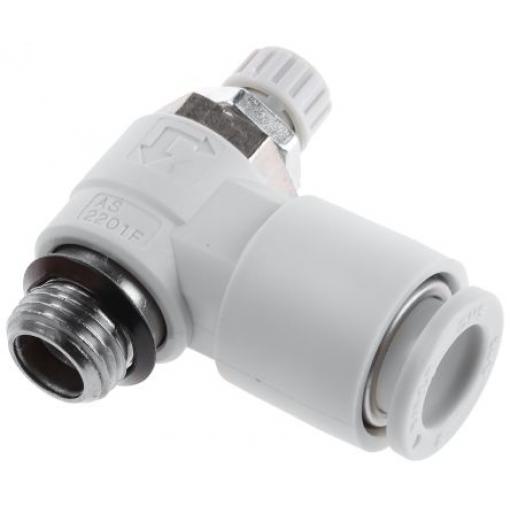 Regulátor průtoku, řada: Threaded SMC Vnější UNF Vnější UNF