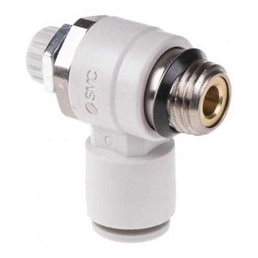 Regulátor průtoku, řada: Threaded SMC Vnější UNF Vnější UNF