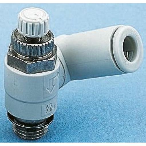 Regulátor průtoku, řada: Threaded SMC Vnější UNF Vnější UNF