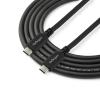 StarTech.com Kabel USB do zásuvky IC Vnější, A: USB typu C, 1.8 m Vnější, Černá, B: USB typu C