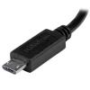 Kabel USB, 0.2m, Černá