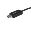 StarTech.com Kabel USB do zásuvky IC Vnější, A: USB typu A, 2 m Vnější, Černá, B: USB typu C