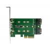 Adaptér pevného disku StarTech.com 3portový SSD M.Adaptér 2 NGFF, 12 x 12 x 2 cm M.2 SATA M.2 PCIe 1 x M2 M-key, 2 x M2