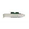 Adaptér pevného disku StarTech.com 3portový SSD M.Adaptér 2 NGFF, 12 x 12 x 2 cm M.2 SATA M.2 PCIe 1 x M2 M-key, 2 x M2