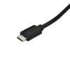StarTech.com Kabel USB do zásuvky IC Vnější, A: USB typu C, 1 m Vnější, Černá, B: Micro USB typ B