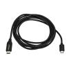 StarTech.com Kabel USB do zásuvky IC Vnější, A: USB typu C, 1 m Vnější, Černá, B: Micro USB typ B