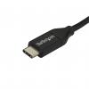 StarTech.com Kabel USB do zásuvky IC Vnější, A: USB typu C, 1 m Vnější, Černá, B: Micro USB typ B