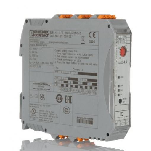 Phoenix Contact Spouštěč motoru, rozsah: ELR H3-I-PT- 24DC/500AC-2 3 W 40mA 24V dc 3fázový IP20