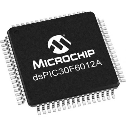 Microchip Mikrokontrolér DSPIC30F6012A-30I/PT 16 bit dsPIC 120 MHz 144kB Blesk 8 kB RAM, počet kolíků: 64 kolíkový, TQFP