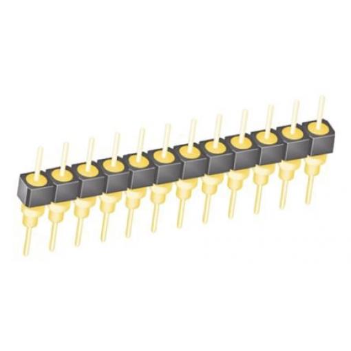 Samtec Kolíkový konektor, řada: BBS, Deska-deska, počet kontaktů: 5, počet řad: 1, rozteč: 2.54 mm, orientace těla: