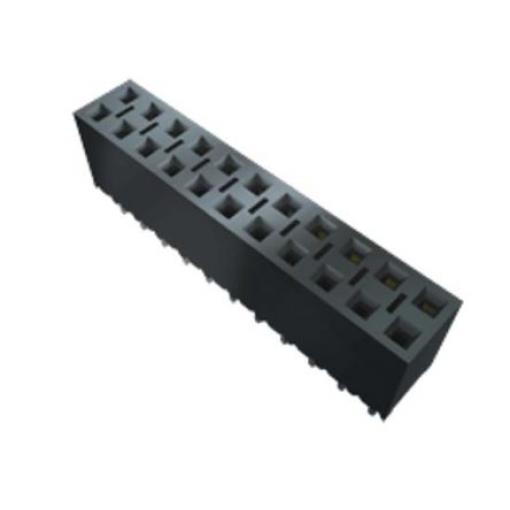 Patice PCB, řada: BCS, orientace těla: Rovný, rozteč: 2.54 mm Deska-deska, počet kontaktů: 4, počet řad: 2, Průchozí