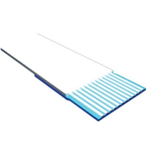 Páskový kabel, řada: FJH Plochý Samtec 0.5 mm 4 mm