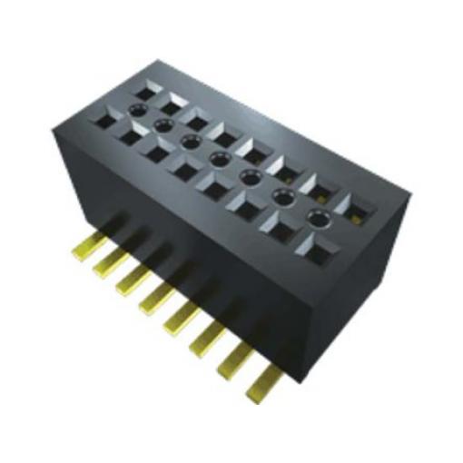 Patice PCB, řada: CLE, orientace těla: Rovný, rozteč: 0.8 mm Deska-deska, počet kontaktů: 25, počet řad: 2, Povrch