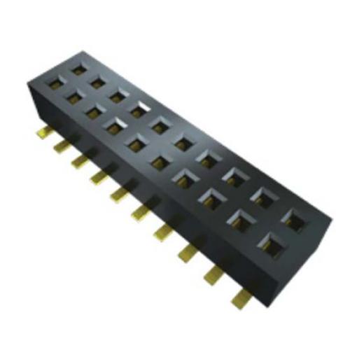 Patice PCB, řada: CLP, orientace těla: Rovný, rozteč: 1.27 mm Deska-deska, počet kontaktů: 5, počet řad: 2, Povrch