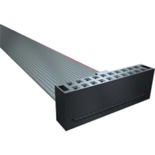 Patice PCB, řada: HCSD, orientace těla: Rovný, rozteč: 2.54 mm Deska-kabel, počet kontaktů: 13, počet řad: 2, Povrch