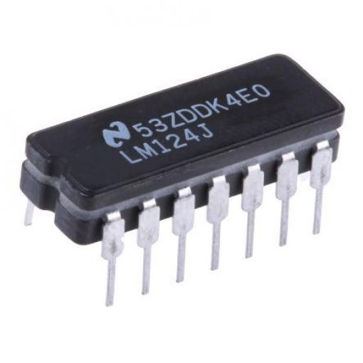 Texas Instruments Operační zesilovač LM124J/PB 1 MHz 32 V, CDIP, počet kolíků: 14 kolíkový