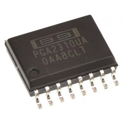Texas Instruments Audio a video procesor PGA2310UA 2kanálový, SOIC, počet kolíků: 16 kolíkový