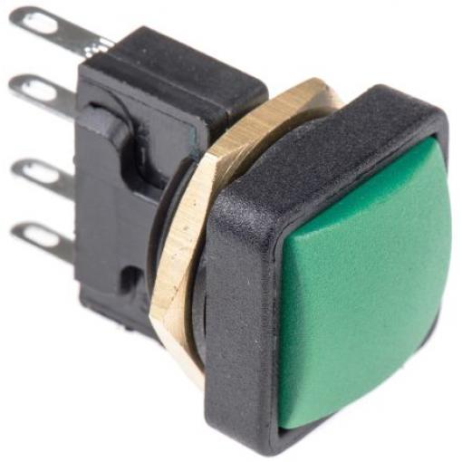 ITW Switches Tlačítkový spínač, řada: 49-59 IP67 SPDT Panel Okamžité 16 mm 10 A 50 V dc 250 V ac
