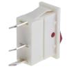 Arcolectric (Bulgin) Ltd Kolébkový spínač IP54, IP67 Osvětlené Zap-nic-zap, barva ovladače: Červená SPST Panel Zap-vyp