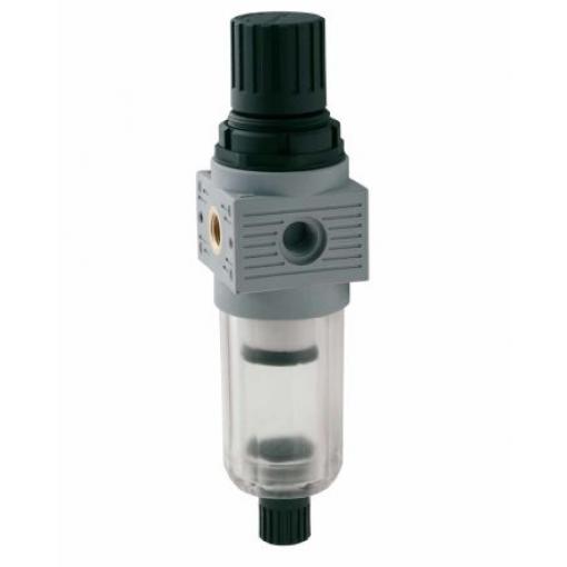 Regulátor s filtrem, řada: Fittings 20 μm, přípojka portu: 1/8 in, max. tlak: 12 bar Ruční, Poloautomatický 1/8 in RS