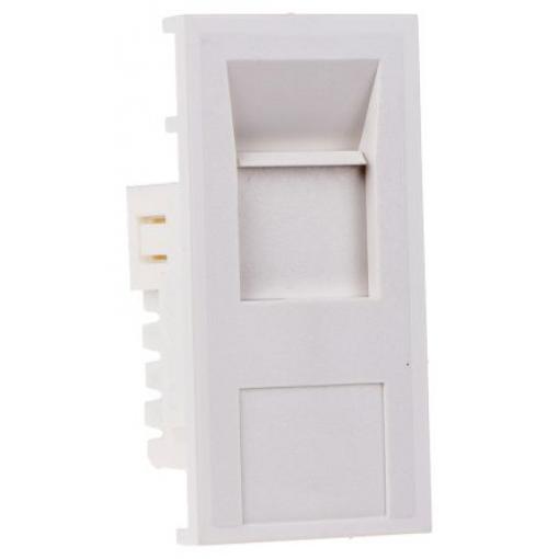 RJ, řada: PowerCat Euromod, Přímý rozhraní RJ45 plášť UTP barva Bílá Cat5e Molex Premise Networks