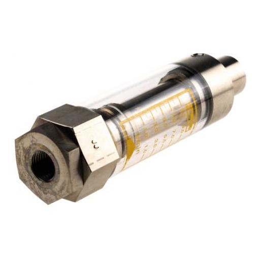 Parker UCC, řada: Flowline Průtokoměr 90 °C 1L/min 9 L/min Paralelní BSP, BSP, BSPT, ISO 228 1-1/4 in, 3/4 in, 3/8",