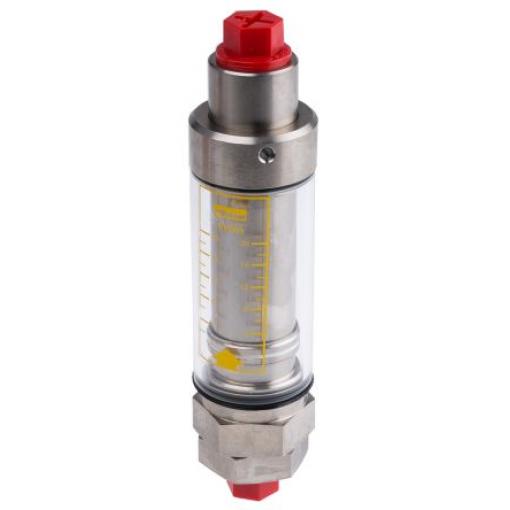Parker UCC, řada: Flowline Průtokoměr 90 °C 2L/min 20 L/min