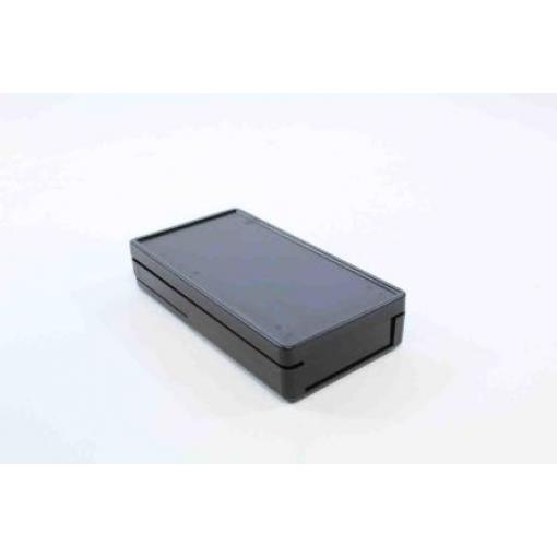 RS PRO Kapesní pouzdro Integrovaná přihrádka na baterie Prohlubeň pro klávesnici ABS barva Černá 130 mm 25 mm 68 mm IP65
