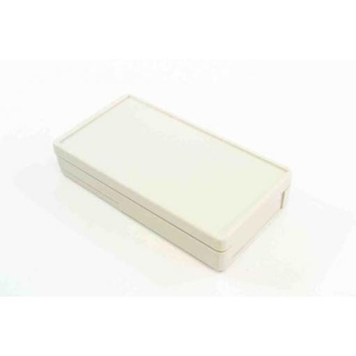 RS PRO Kapesní pouzdro Integrovaná přihrádka na baterie Prohlubeň pro klávesnici ABS barva Šedá 130 mm 25 mm 68 mm IP65