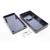 RS PRO Kapesní pouzdro Integrovaná přihrádka na baterie Prohlubeň pro klávesnici ABS barva Černá 160 mm 30 mm 84 mm IP65