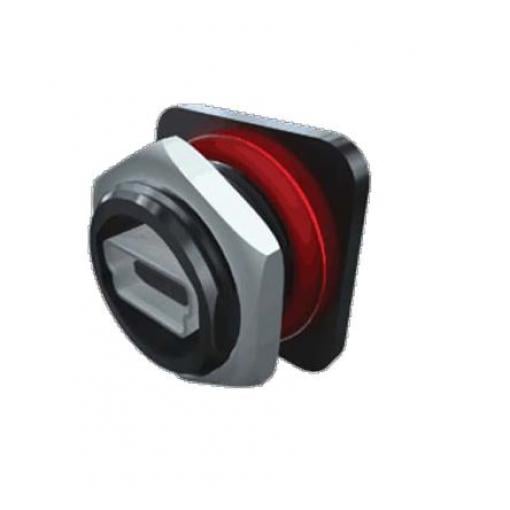 Samtec Konektor USB, řada: SPM Vnitřní, počet portů: 1portový, orientace těla: Pravý úhel Micro USB typ B, 30 V, Panel