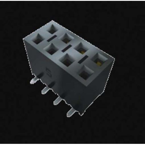 Patice PCB, řada: SSM, orientace těla: Rovný, rozteč: 2.54 mm Deska-deska, počet kontaktů: 16, počet řad: 2, Povrch