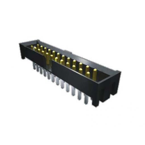 Samtec Konektor PCB, řada: STMM, Vodič-deska, počet kontaktů: 20, počet řad: 2, rozteč: 2 mm, orientace těla: Rovný,