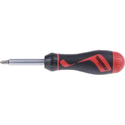 Ráčnový šroubovák 1/4 in Šestihran Křížový, Pozidriv, Ploché, celková délka: 175 mm Teng Tools
