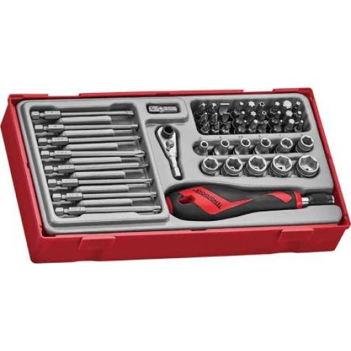 Teng Tools 49 Šestihranný, Hvězdicový, Ploché, Křížový